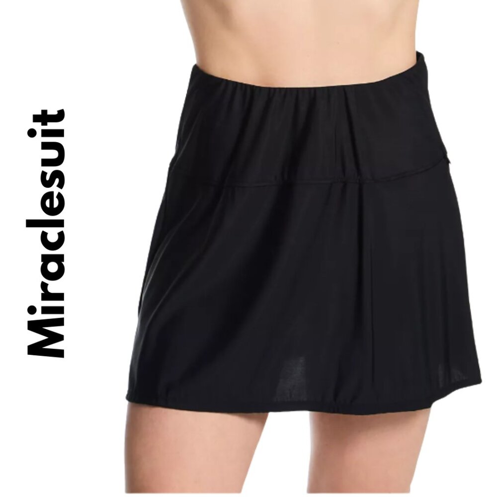Miraclesuit Black Swim Skirt